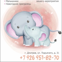 Аниматоры Дмитров Оранжевый слон