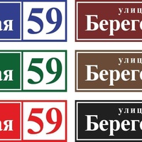 Таблички Адресные, Россия, Динская