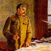 Сталин – знамя наших побед!